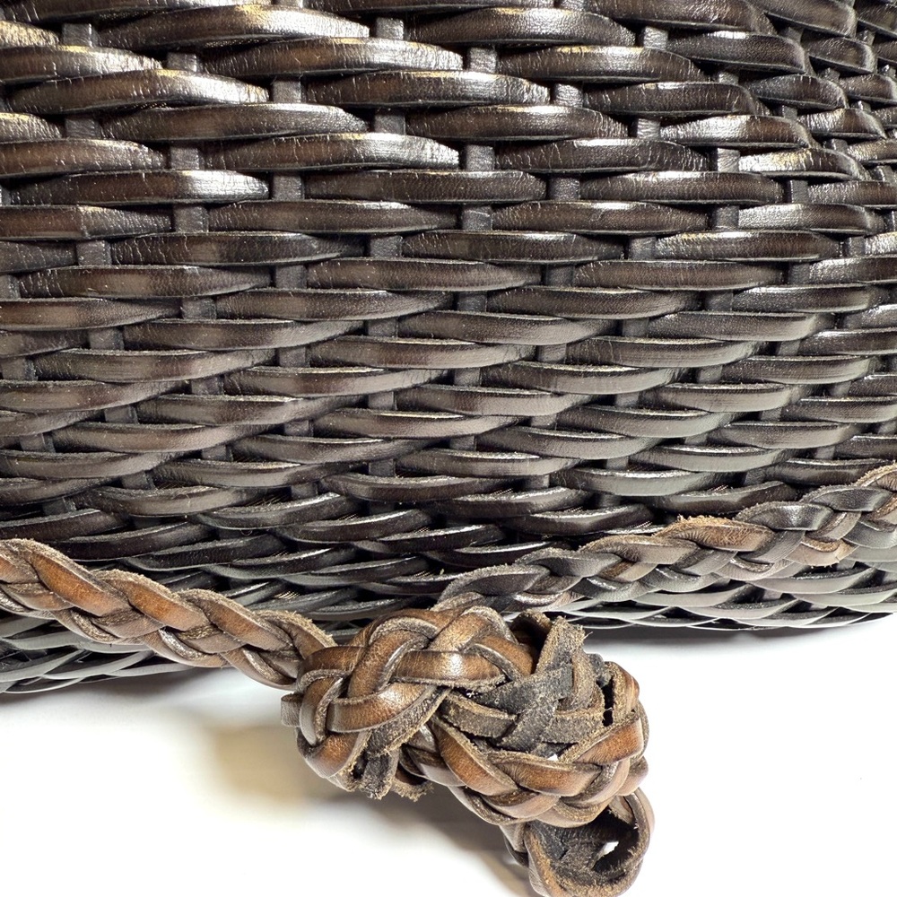 Nordstrom Brown Woven Tote Bag - Picture 2 of 10